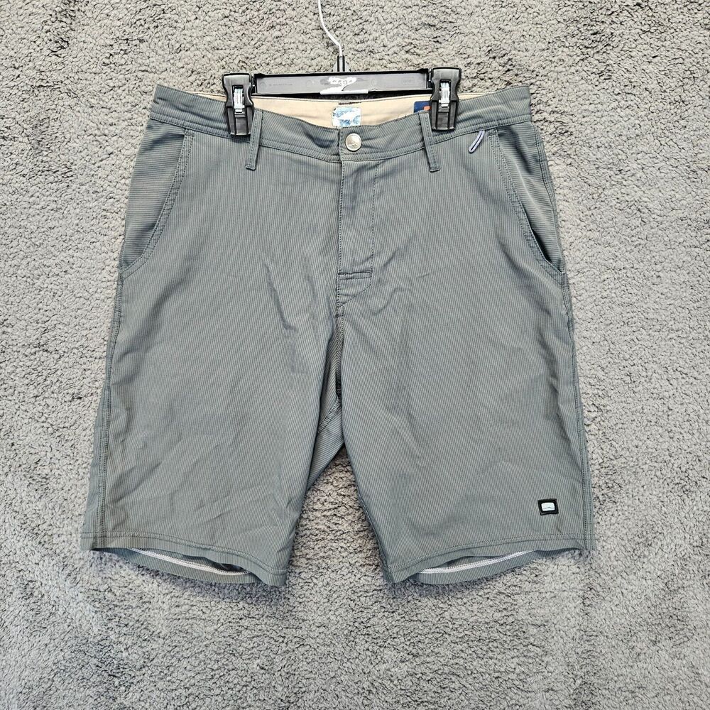Cova Shorts Mens Size 30‎ Gray Casual Chino Flat Front